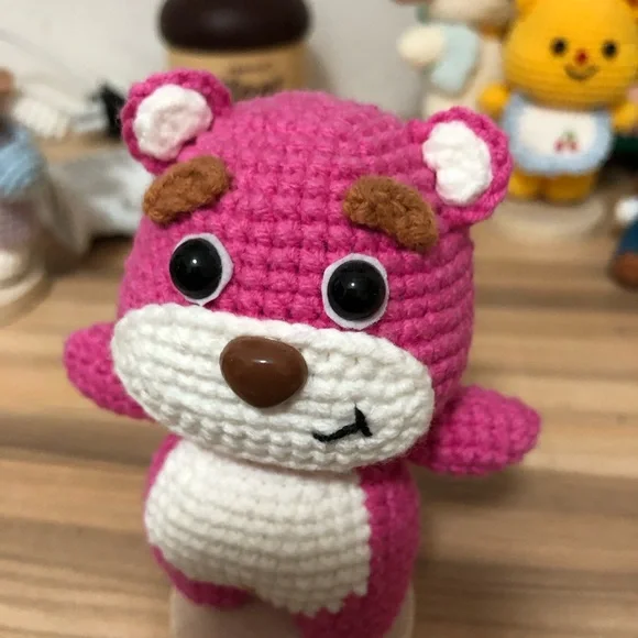 Handmade Plush Toy Bag Charm & Keychain - Picture 3 of 5